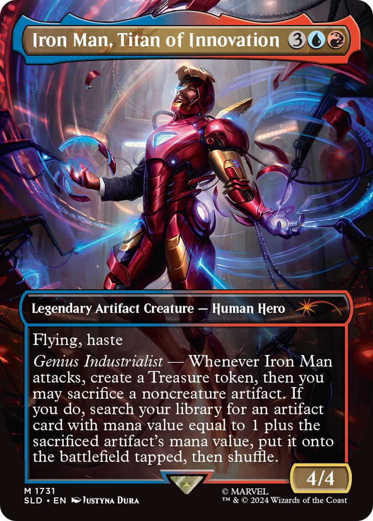 Iron Man, Titan of Innovation (Rainbow Foil) [Secret Lair Drop Series] | Gear Gaming Bentonville