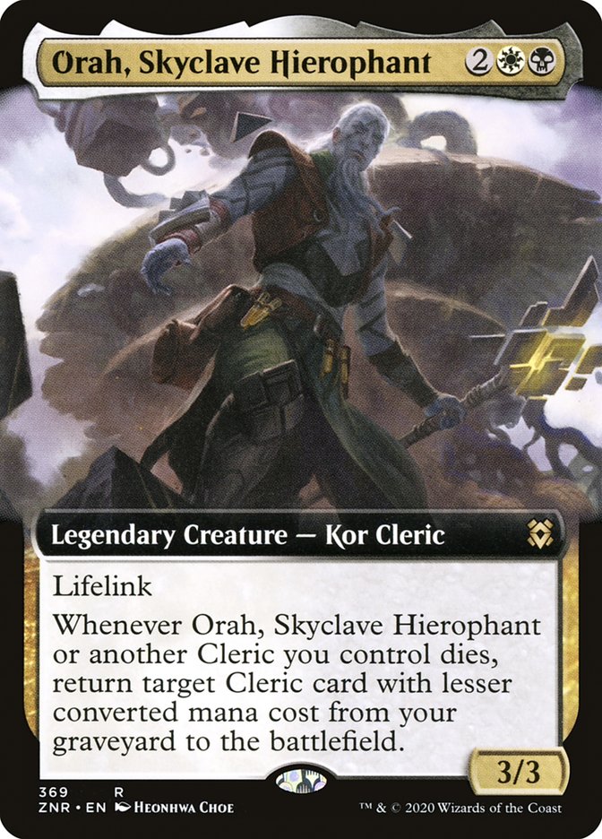 Orah, Skyclave Hierophant (Extended Art) [Zendikar Rising] | Gear Gaming Bentonville