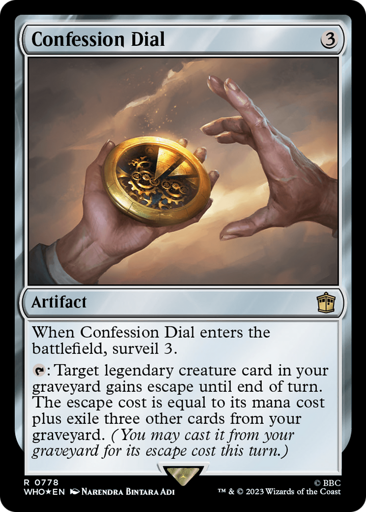 Confession Dial (Surge Foil) [Doctor Who] | Gear Gaming Bentonville