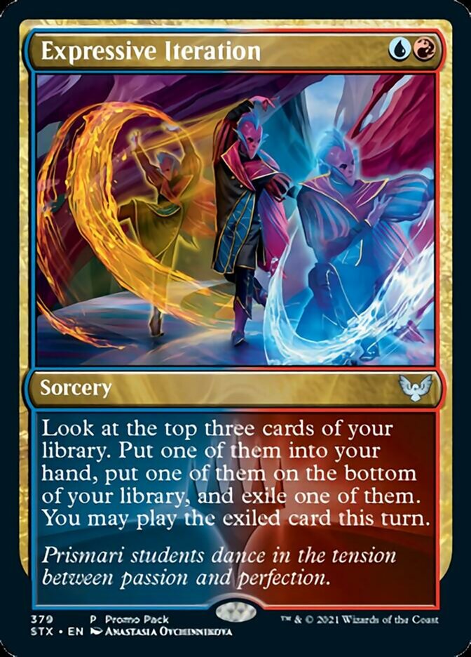 Expressive Iteration (Promo Pack) [Strixhaven: School of Mages Promos] | Gear Gaming Bentonville