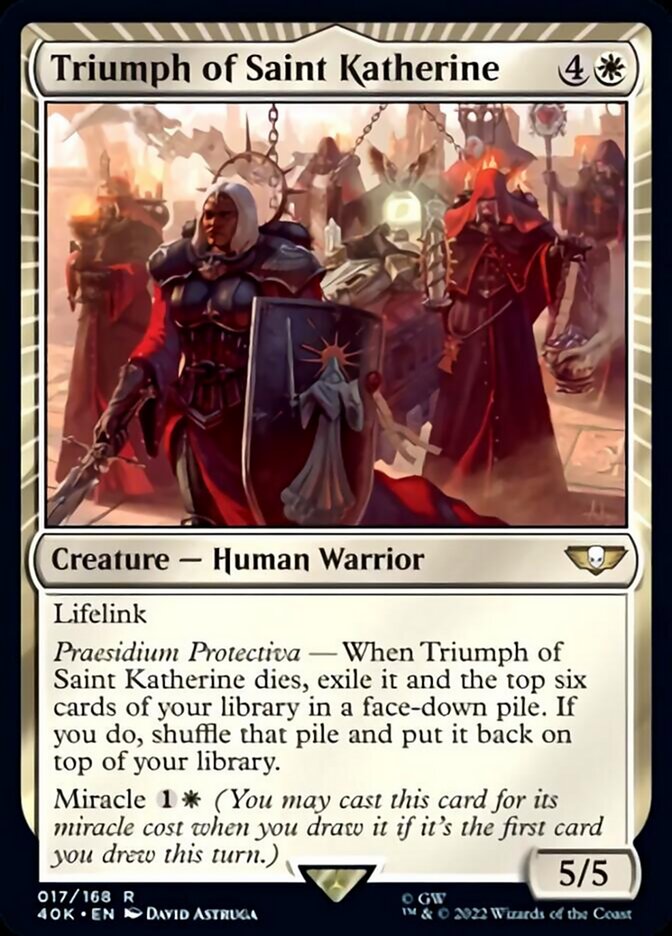 Triumph of Saint Katherine (Surge Foil) [Warhammer 40,000] | Gear Gaming Bentonville