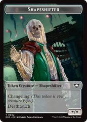 Shapeshifter // Golem (0013) Double-Sided Token [Edge of Eternities Commander Tokens] | Gear Gaming Bentonville