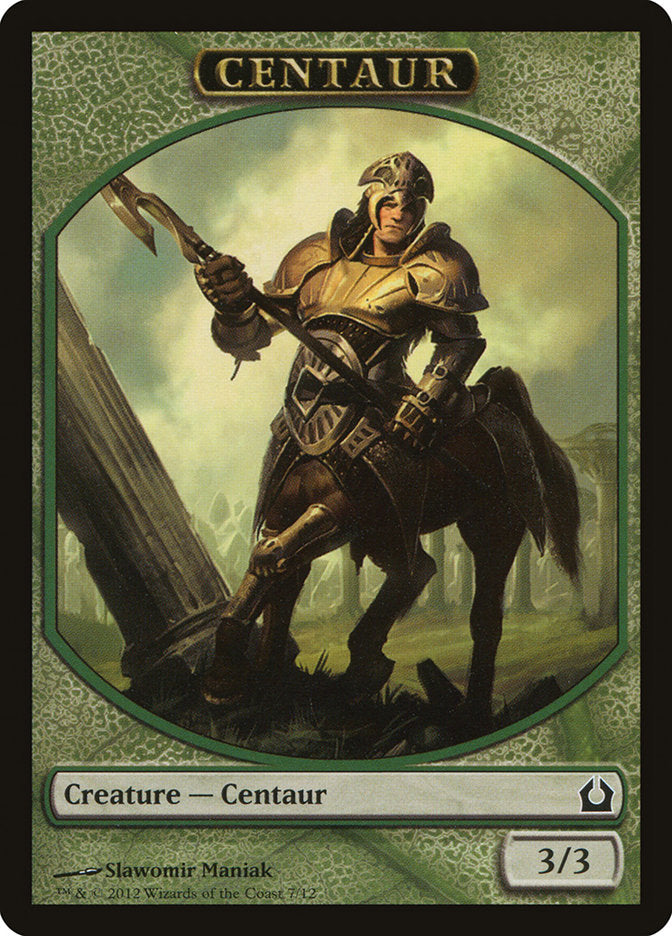 Centaur Token [Return to Ravnica Tokens] | Gear Gaming Bentonville