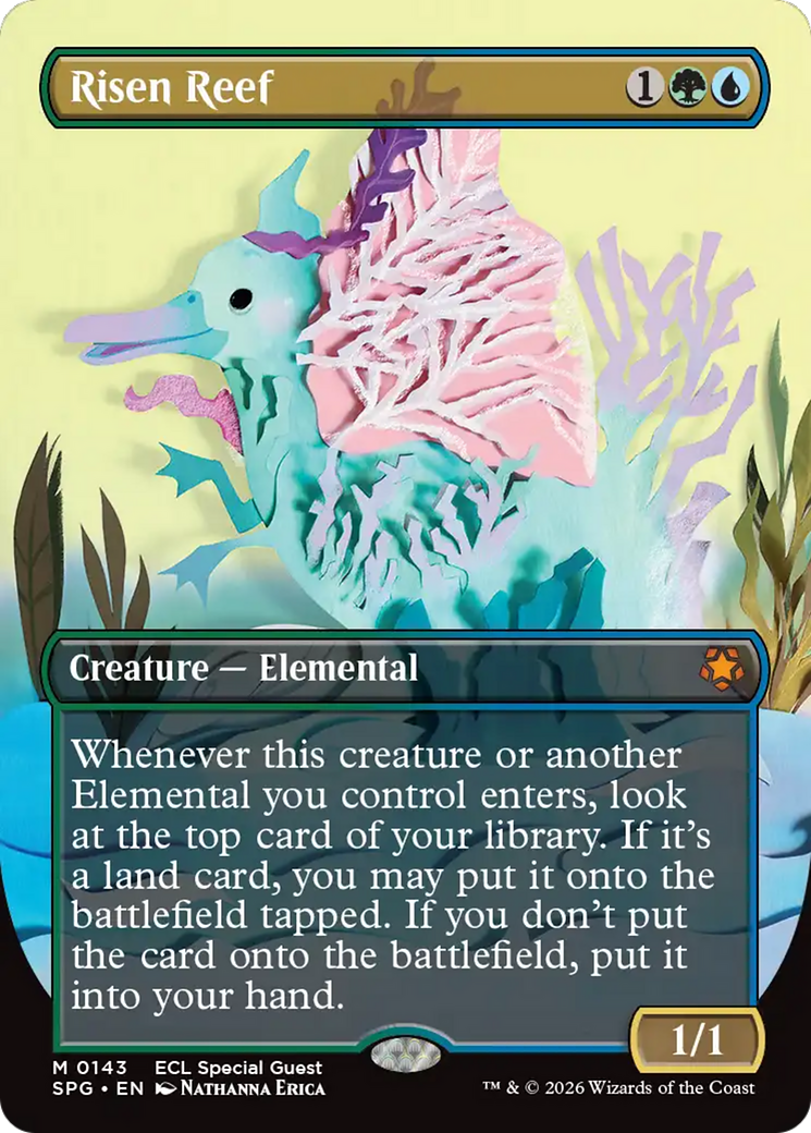 Risen Reef (Borderless) [Lorwyn Eclipsed Special Guests] | Gear Gaming Bentonville