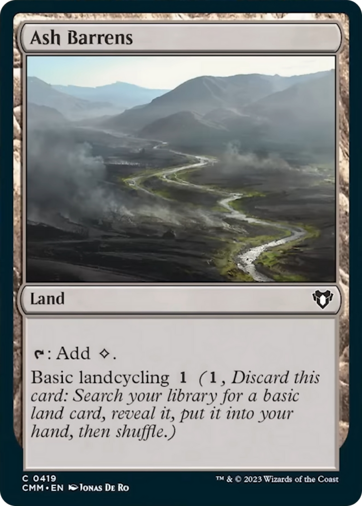 Ash Barrens [Commander Masters] | Gear Gaming Bentonville