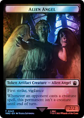 Alien Angel // Food (0059) Double-Sided Token (Surge Foil) [Doctor Who Tokens] | Gear Gaming Bentonville