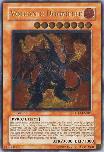 Volcanic Doomfire [FOTB-EN008] Ultimate Rare | Gear Gaming Bentonville