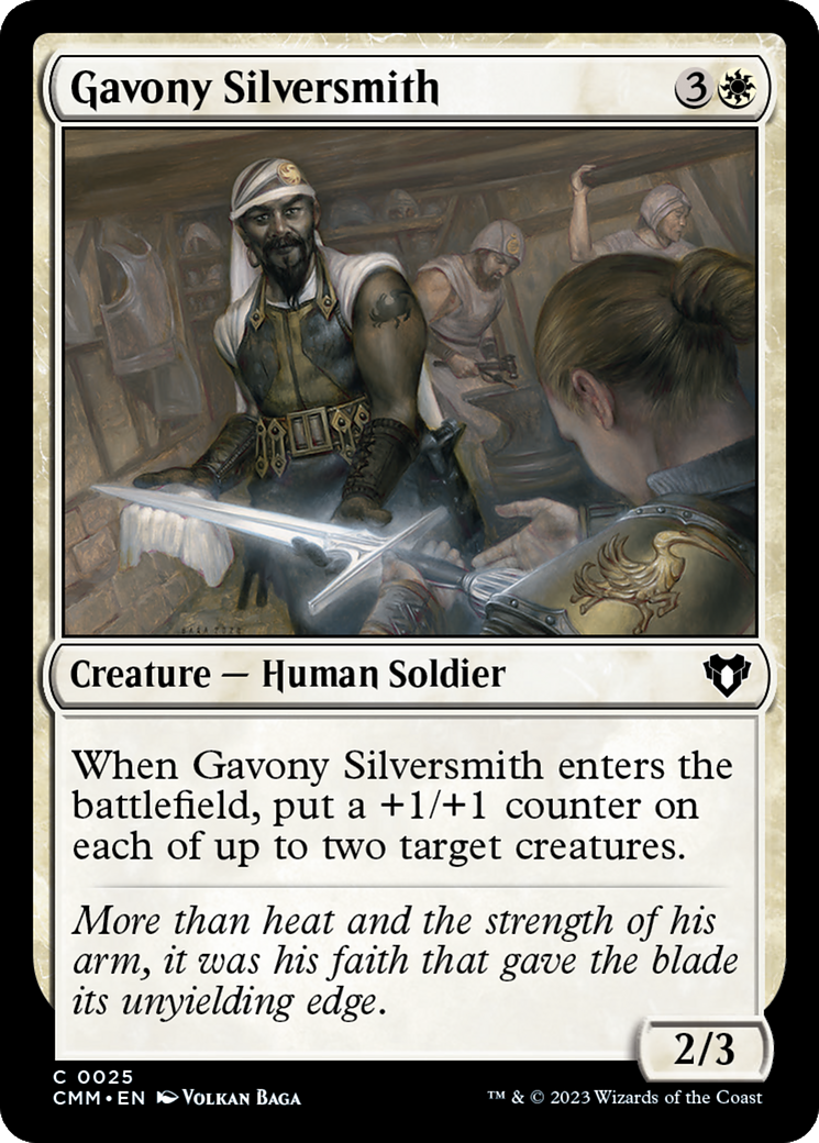 Gavony Silversmith [Commander Masters] | Gear Gaming Bentonville