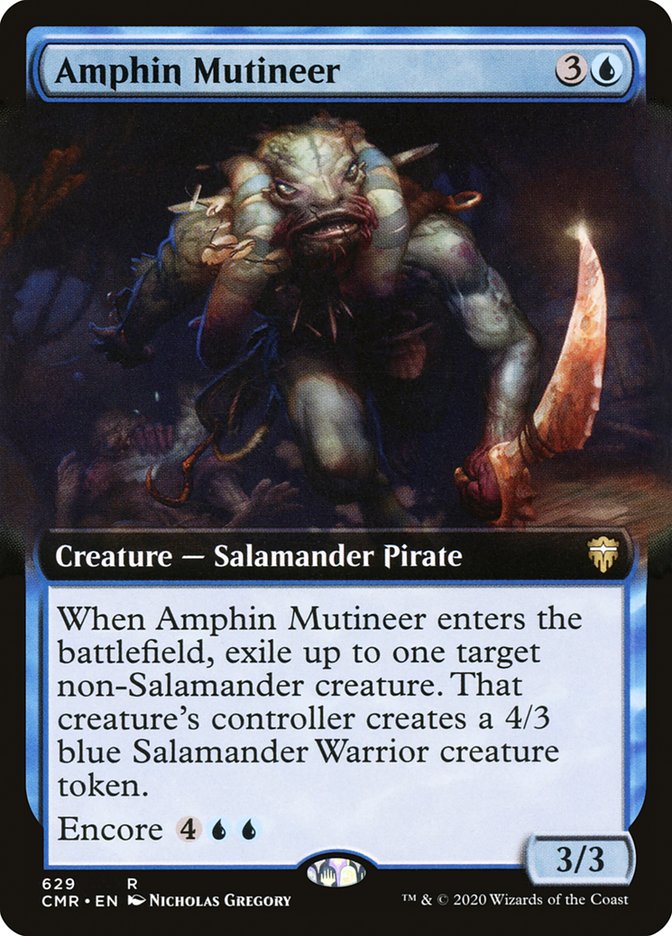 Amphin Mutineer (Extended Art) [Commander Legends] | Gear Gaming Bentonville