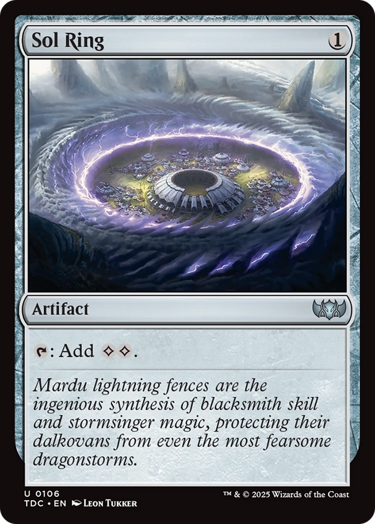 Sol Ring [Tarkir: Dragonstorm Commander] | Gear Gaming Bentonville