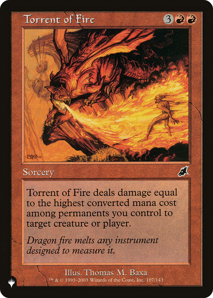 Torrent of Fire [The List Reprints] | Gear Gaming Bentonville