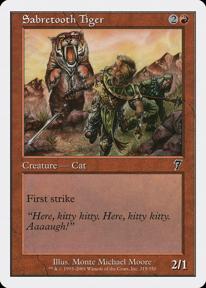 Sabretooth Tiger [Seventh Edition] | Gear Gaming Bentonville