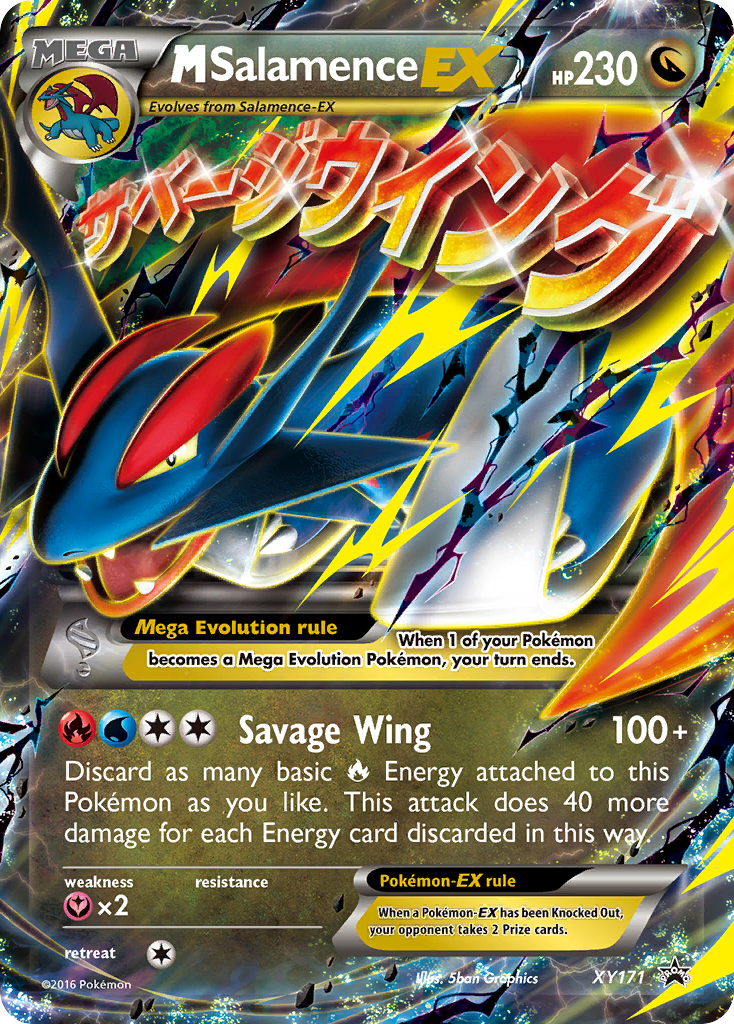 M Salamence EX (XY171) [XY: Black Star Promos] | Gear Gaming Bentonville