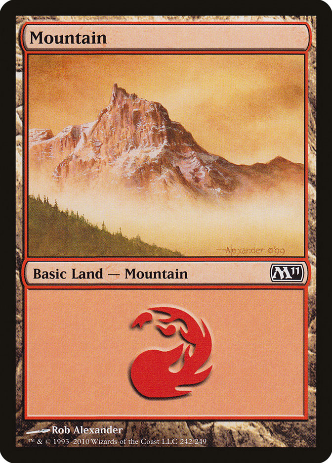 Mountain (242) [Magic 2011] | Gear Gaming Bentonville
