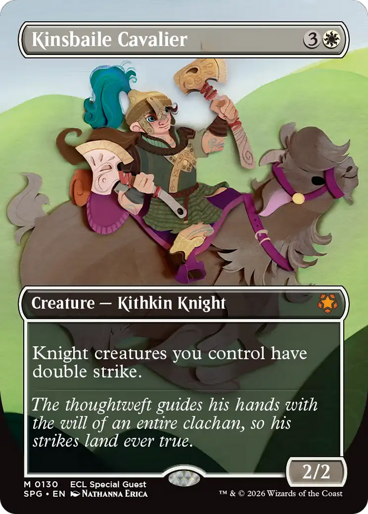Kinsbaile Cavalier (Borderless) [Lorwyn Eclipsed Special Guests] | Gear Gaming Bentonville