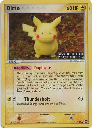 Ditto (39/113) (Stamped) [EX: Delta Species] | Gear Gaming Bentonville