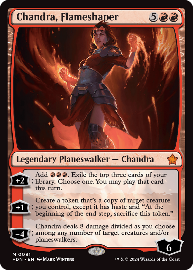 Chandra, Flameshaper [Foundations] | Gear Gaming Bentonville