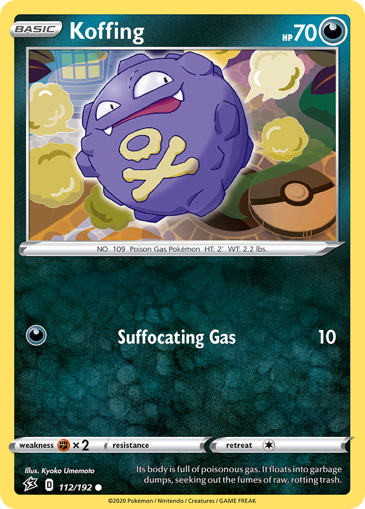 Koffing (112/192) [Sword & Shield: Rebel Clash] | Gear Gaming Bentonville