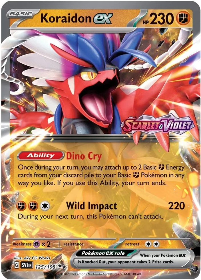 Koraidon ex (125/198) (Stamped) [Scarlet & Violet: Base Set] | Gear Gaming Bentonville