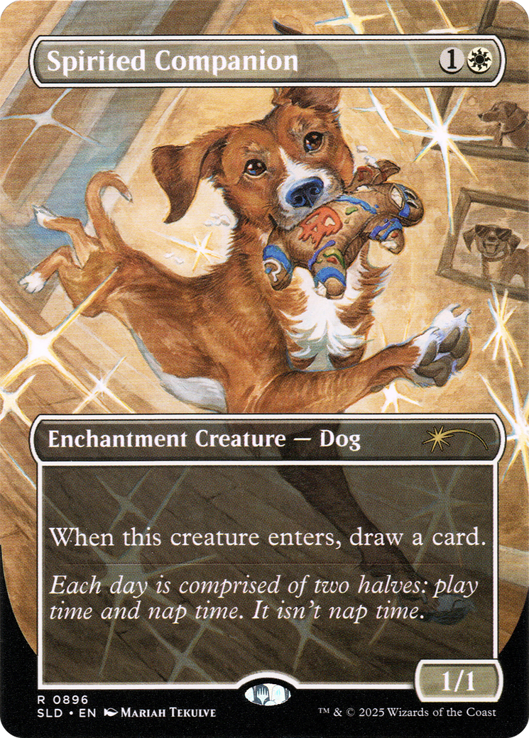 Spirited Companion (0896) (Rainbow Foil) [Secret Lair Drop Series] | Gear Gaming Bentonville