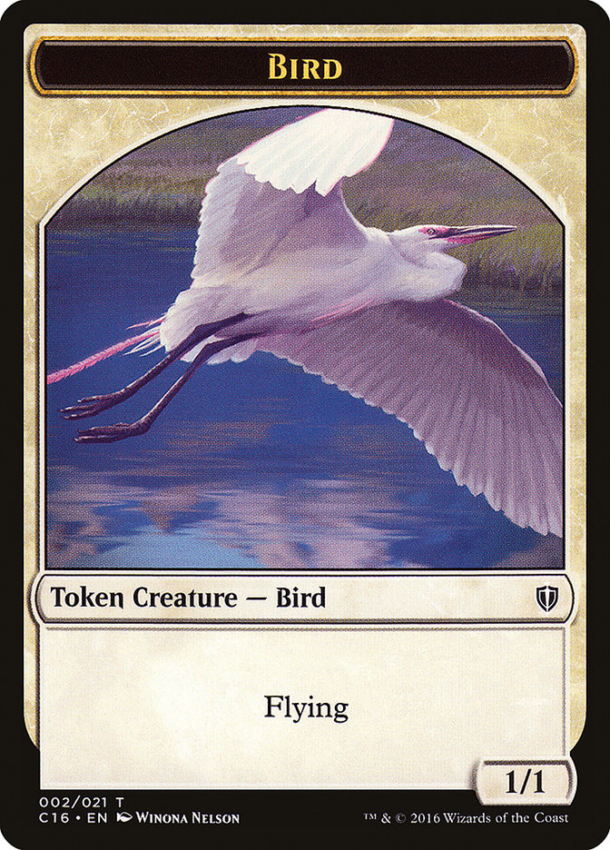 Spirit (006) // Bird (002) Double-Sided Token [Commander 2016 Tokens] | Gear Gaming Bentonville