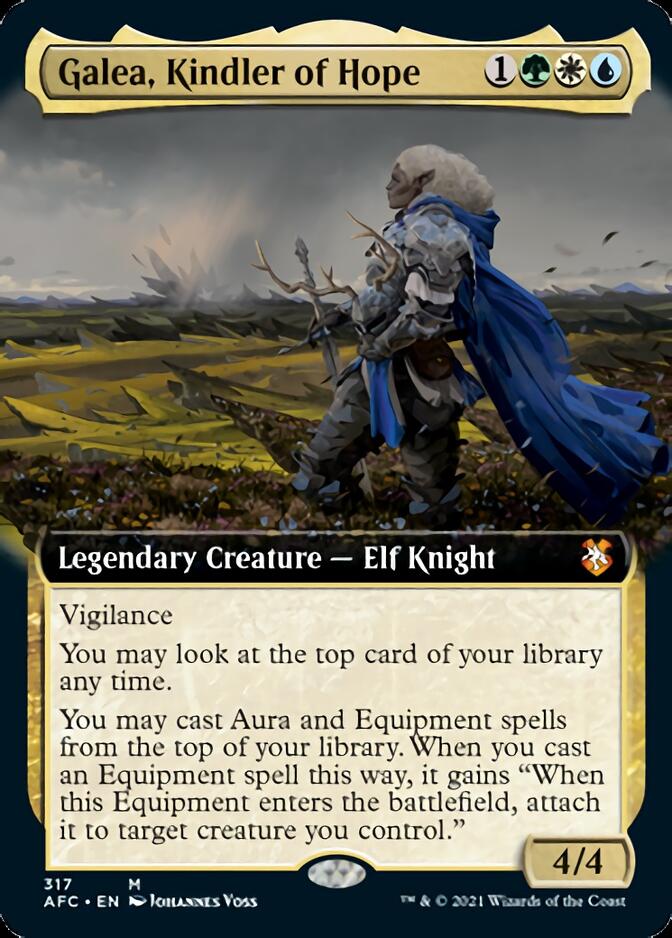 Galea, Kindler of Hope (Extended Art) [Dungeons & Dragons: Adventures in the Forgotten Realms Commander] | Gear Gaming Bentonville