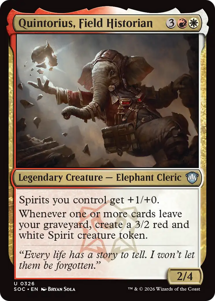 Quintorius, Field Historian [Secrets of Strixhaven Commander] | Gear Gaming Bentonville