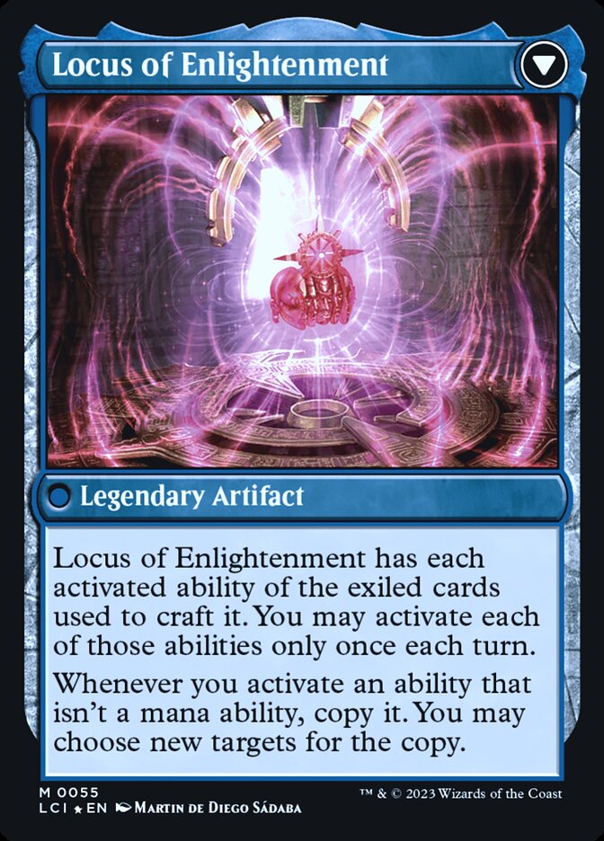 The Enigma Jewel // Locus of Enlightenment [The Lost Caverns of Ixalan Prerelease Cards] | Gear Gaming Bentonville