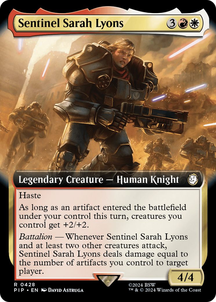 Sentinel Sarah Lyons (Extended Art) [Fallout] | Gear Gaming Bentonville