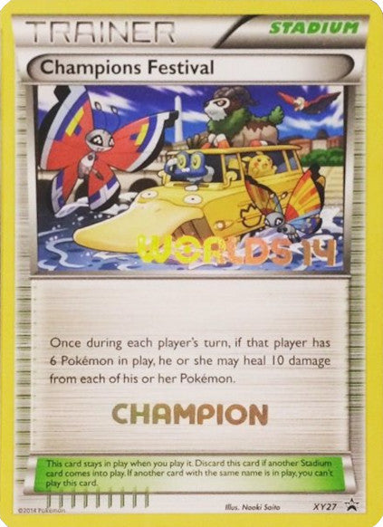 Champions Festival (XY27) (2014 Champion) [XY: Black Star Promos] | Gear Gaming Bentonville