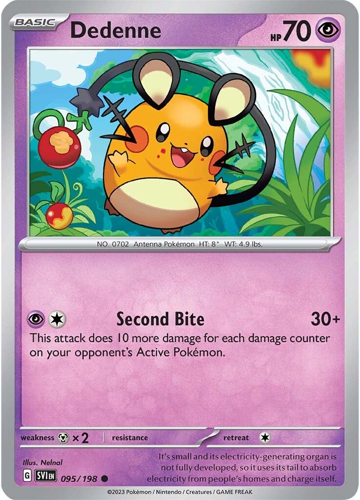 Dedenne (095/198) [Scarlet & Violet: Base Set] | Gear Gaming Bentonville