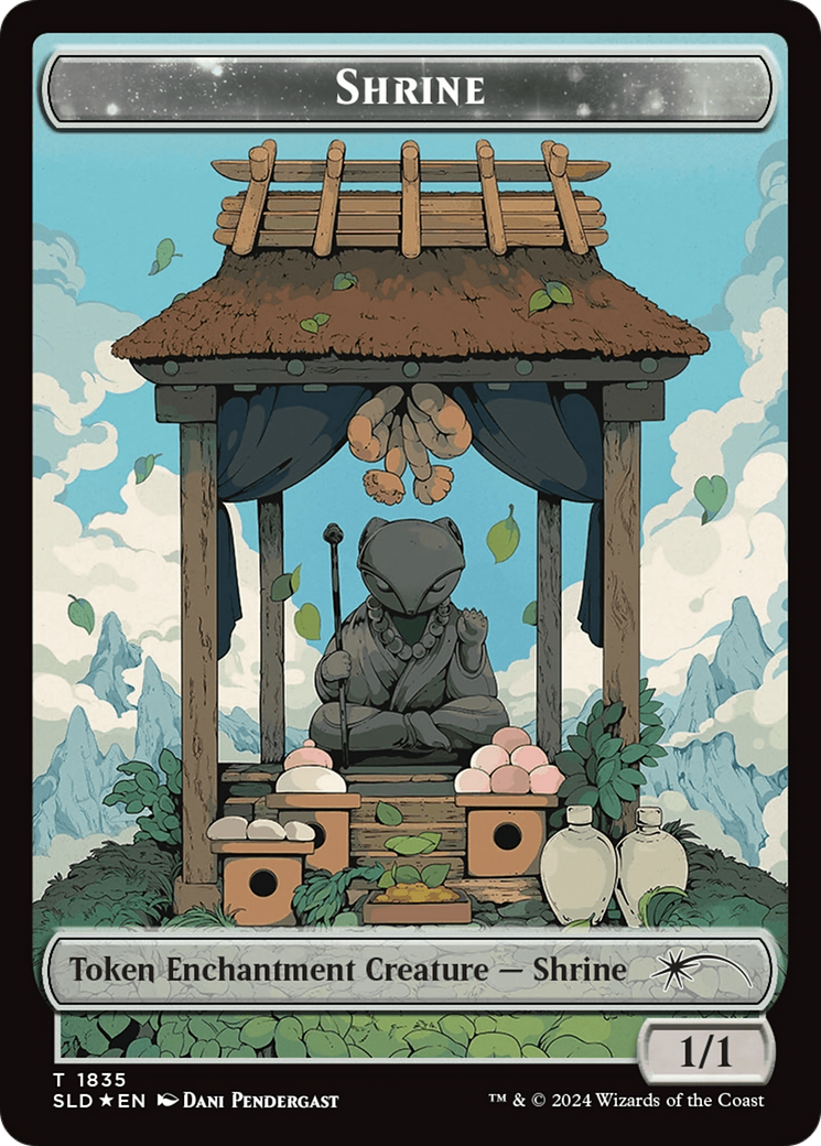 Shrine Token (Rainbow Foil) [Secret Lair: From Cute to Brute Tokens] | Gear Gaming Bentonville