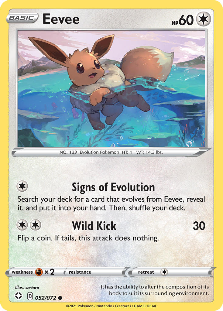 Eevee (052/072) [Sword & Shield: Shining Fates] | Gear Gaming Bentonville