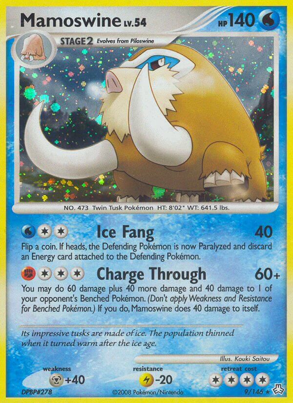 Mamoswine (9/146) (Theme Deck Exclusive) [Diamond & Pearl: Legends Awakened] | Gear Gaming Bentonville