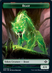 Beast // Clue (14) Double-Sided Token [Modern Horizons 2 Tokens] | Gear Gaming Bentonville