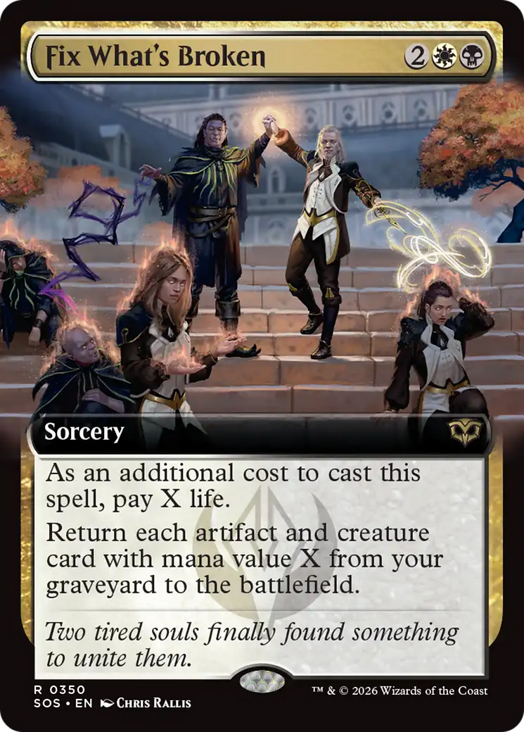 Fix What's Broken (Extended Art) [Secrets of Strixhaven] | Gear Gaming Bentonville