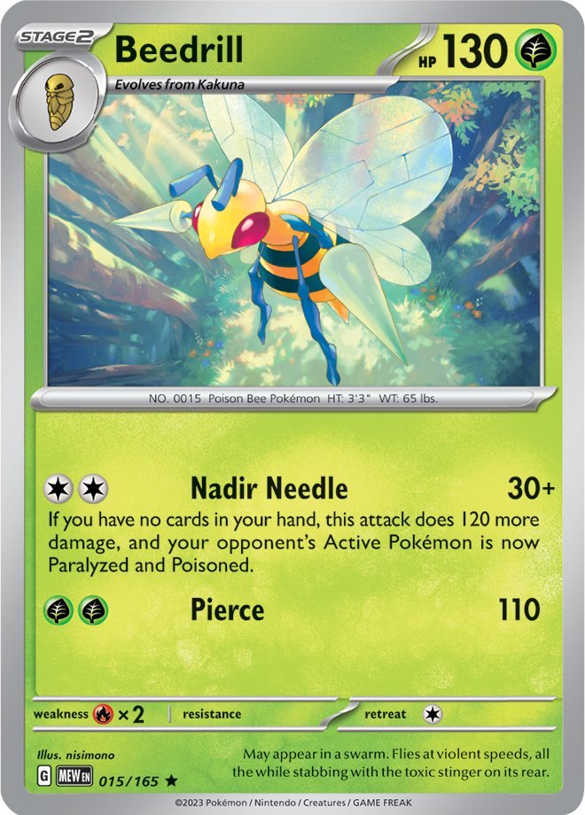 Beedrill (015/165) [Scarlet & Violet 151] | Gear Gaming Bentonville