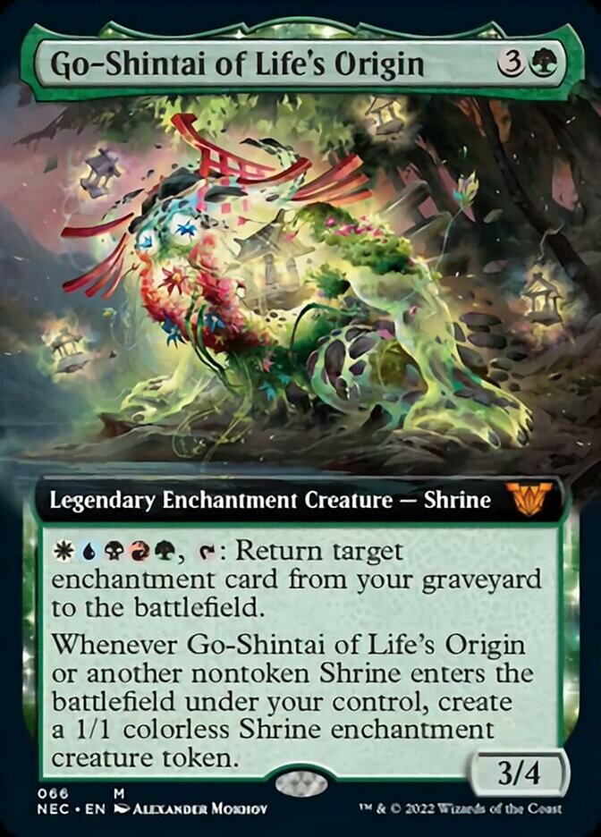 Go-Shintai of Life's Origin (Extended Art) [Kamigawa: Neon Dynasty Commander] | Gear Gaming Bentonville