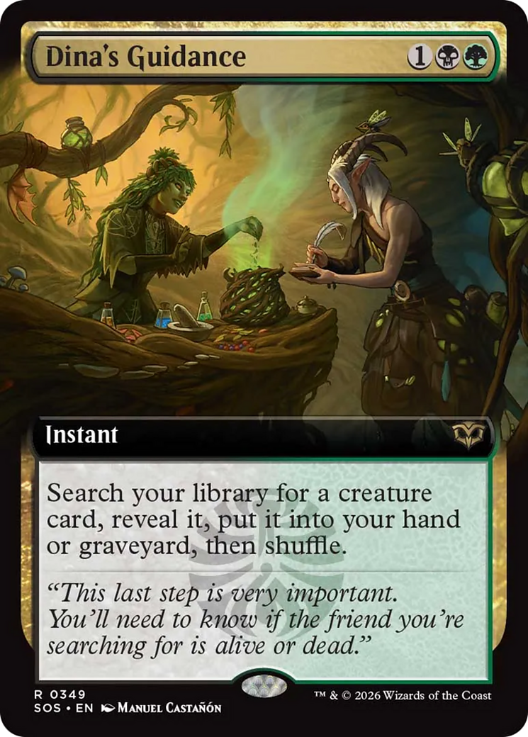 Dina's Guidance (Extended Art) [Secrets of Strixhaven] | Gear Gaming Bentonville