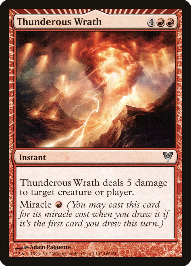 Thunderous Wrath [Avacyn Restored] | Gear Gaming Bentonville