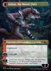 Arlinn, the Pack's Hope // Arlinn, the Moon's Fury (Borderless) [Innistrad: Midnight Hunt] | Gear Gaming Bentonville