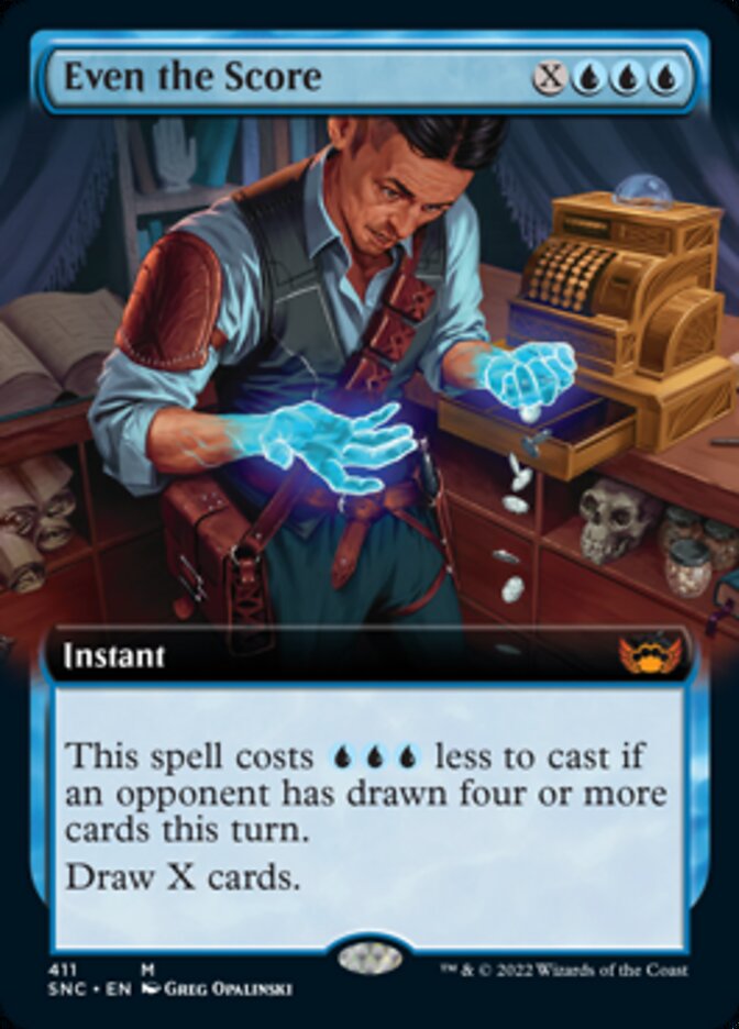 Even the Score (Extended Art) [Streets of New Capenna] | Gear Gaming Bentonville