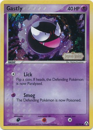 Gastly (52/92) (Stamped) [EX: Legend Maker] | Gear Gaming Bentonville