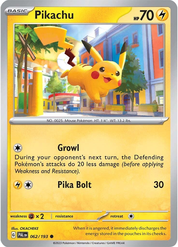 Pikachu (062/193) [Scarlet & Violet: Paldea Evolved] | Gear Gaming Bentonville