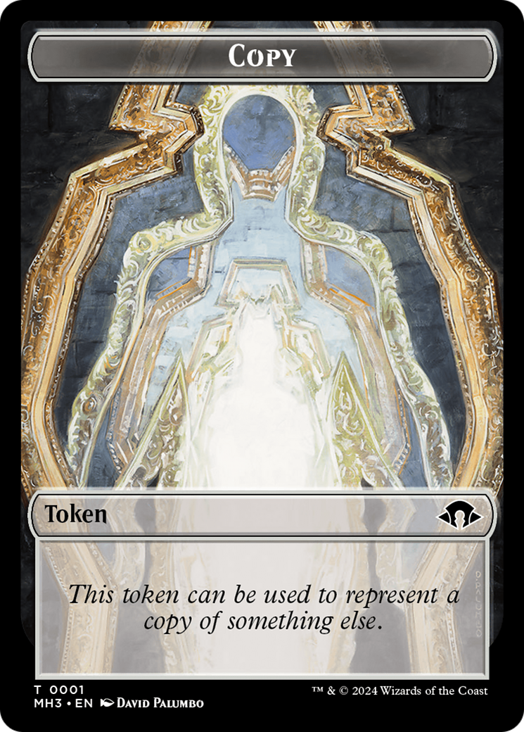 Dragon // Copy Double-Sided Token [Modern Horizons 3 Commander Tokens] | Gear Gaming Bentonville