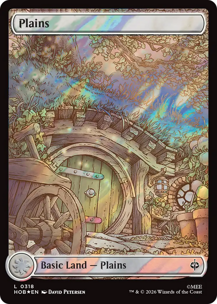 Plains (0318) (Surge Foil) [The Hobbit] | Gear Gaming Bentonville