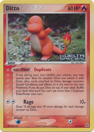 Ditto (37/113) (Stamped) [EX: Delta Species] | Gear Gaming Bentonville