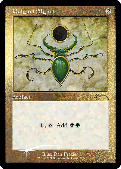 Golgari Signet (Retro) (Foil Etched) [Secret Lair Drop Series] | Gear Gaming Bentonville