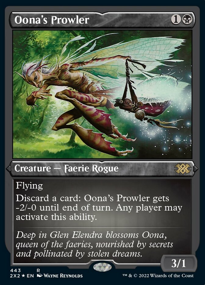 Oona's Prowler (Foil Etched) [Double Masters 2022] | Gear Gaming Bentonville