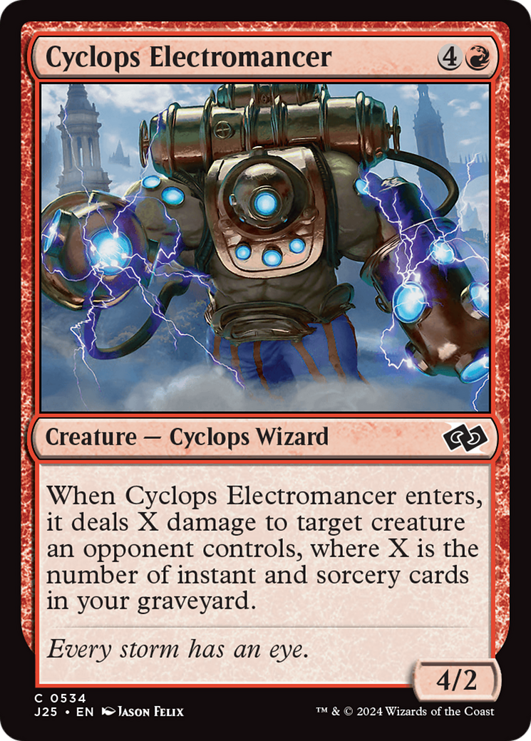 Cyclops Electromancer [Foundations Jumpstart] | Gear Gaming Bentonville